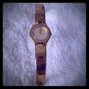 Citizen Gold Crystallized Bangle Bracelet
